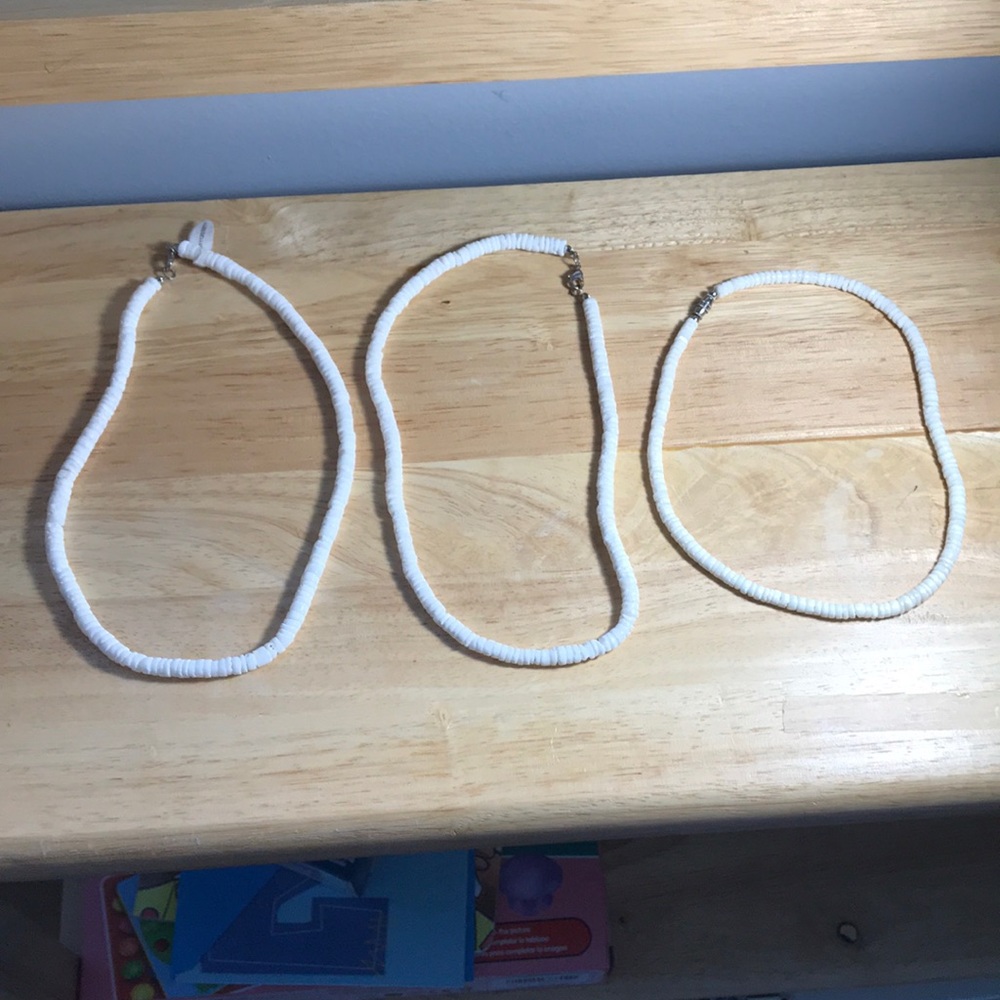 White Puka Shell Necklace
